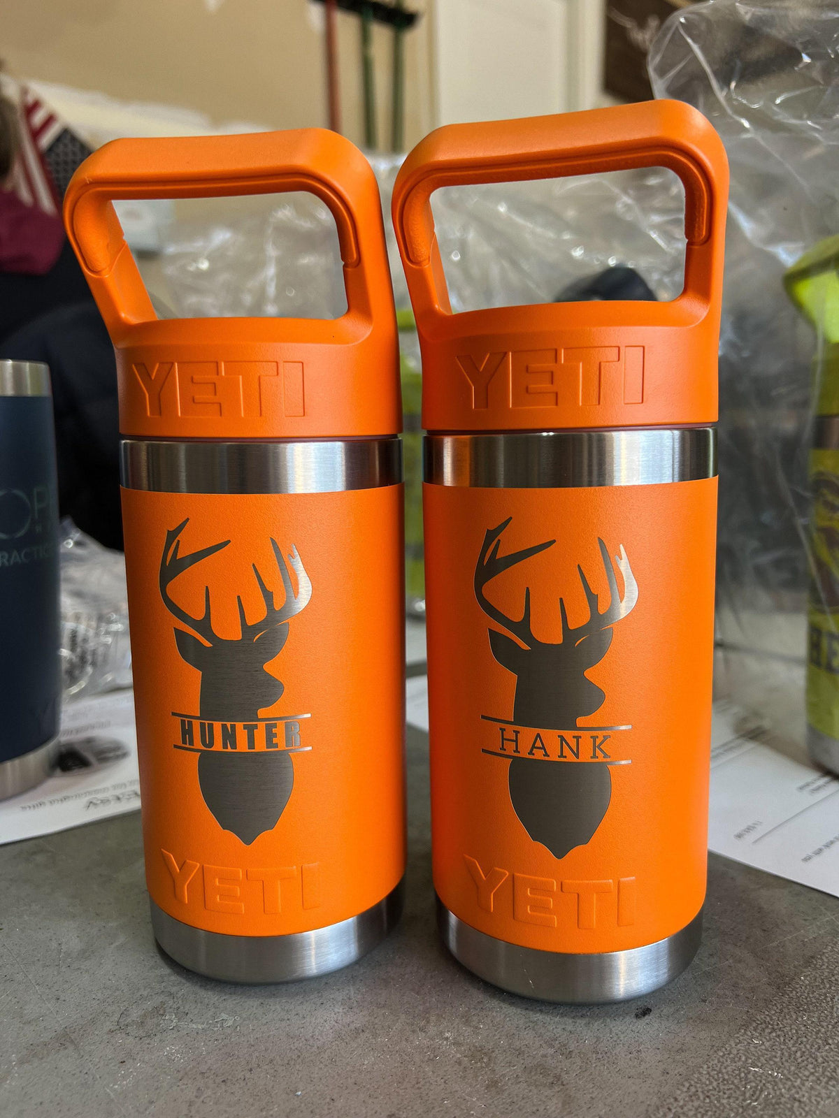 Personalized Hunting Kids YETI Water Bottle / Outdoors Bottle / Engraved Childrens Bottle for School / Girls & Boys Gift - legacy product image 2