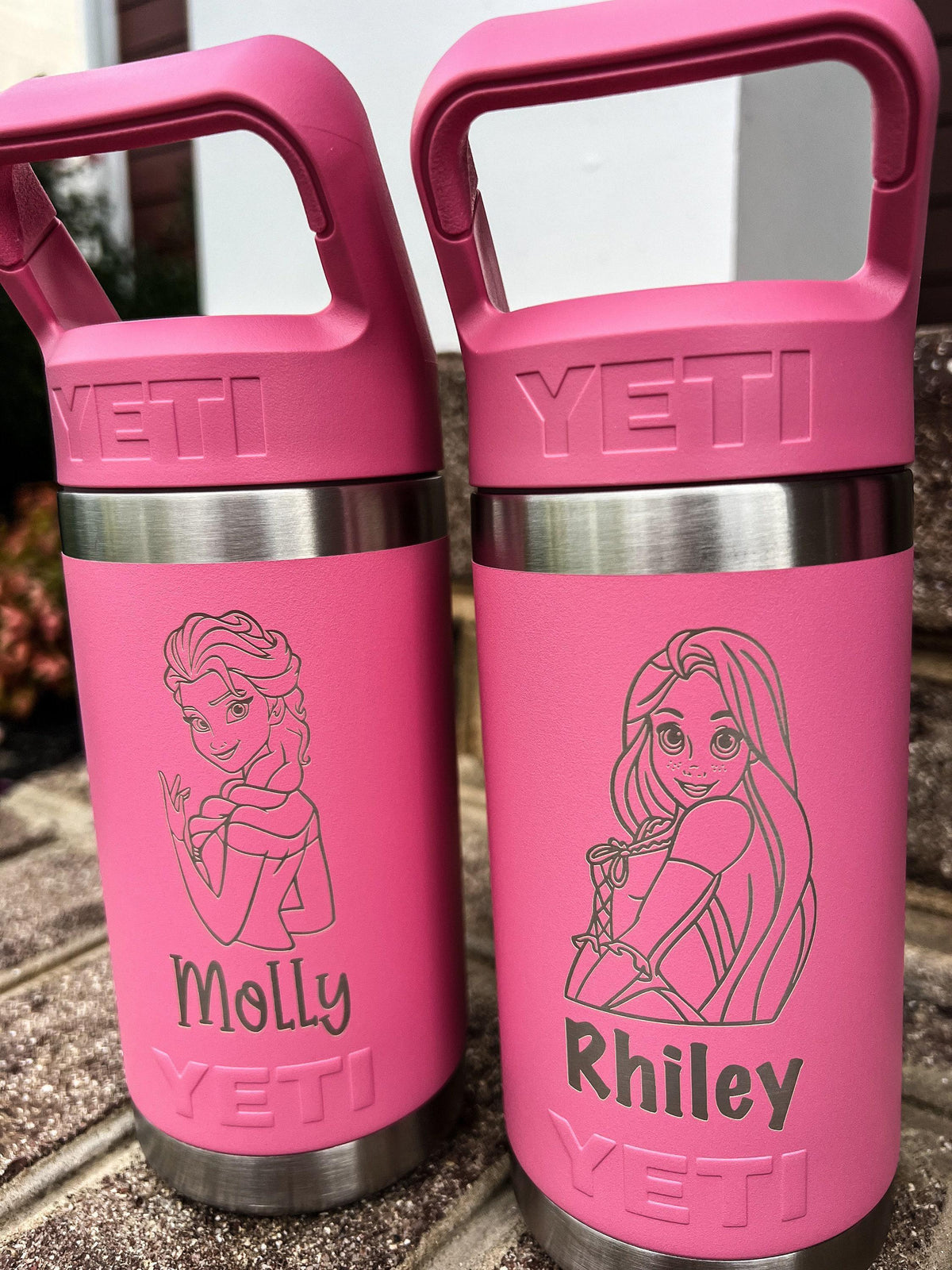 Personalized Disney Princess YETI Cup / Kids Vacation Straw Water Bottle / Girls Engraved Sports Camp bottle/ Christmas and Birthday Gift - legacy product image 10
