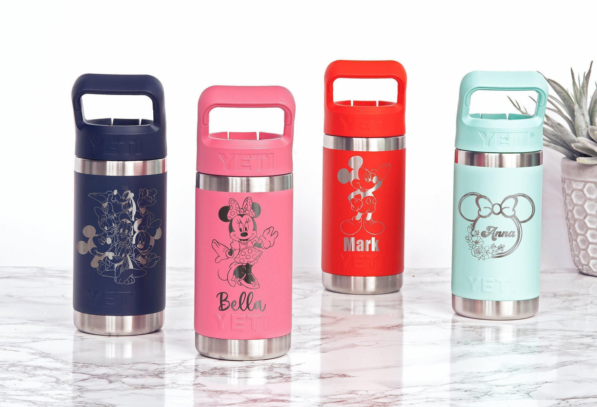 Personalized Mickey and Minnie YETI Water Bottle / Custom Disney Christmas Gift for Kids / Family Magic Kingdom Vacation Cup - legacy product image 8