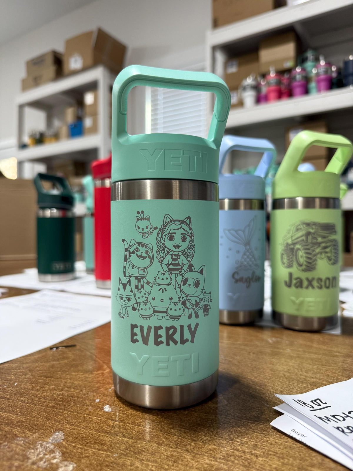 Personalized Gabby's Dollhouse YETI Jr. Water Bottle • Engraved Kids Tumbler - legacy product image 2