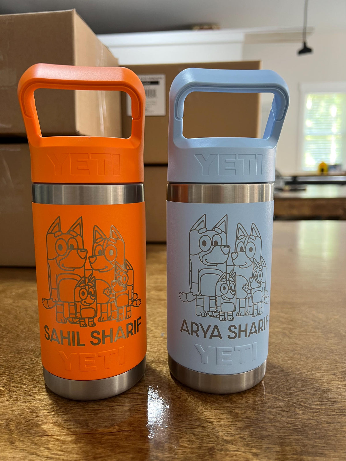Personalized Bluey YETI Jr Water Bottle, Engraved Kids Gift - legacy product image 4