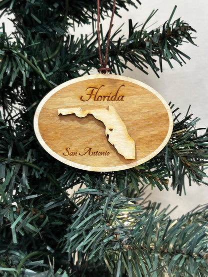 Florida city-name ornament personalization example